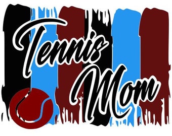 Tennis SMUDGE Mom SVG