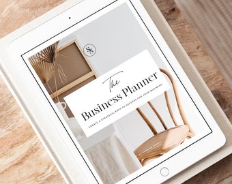 The Business Planner - A printable workbook to grow and expand your business. Instant download. A4, A5 PDF. Business planner.
