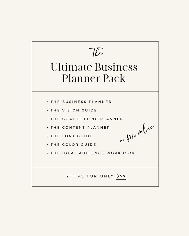 The Ultimate Business Planner Pack Seven printable | Etsy