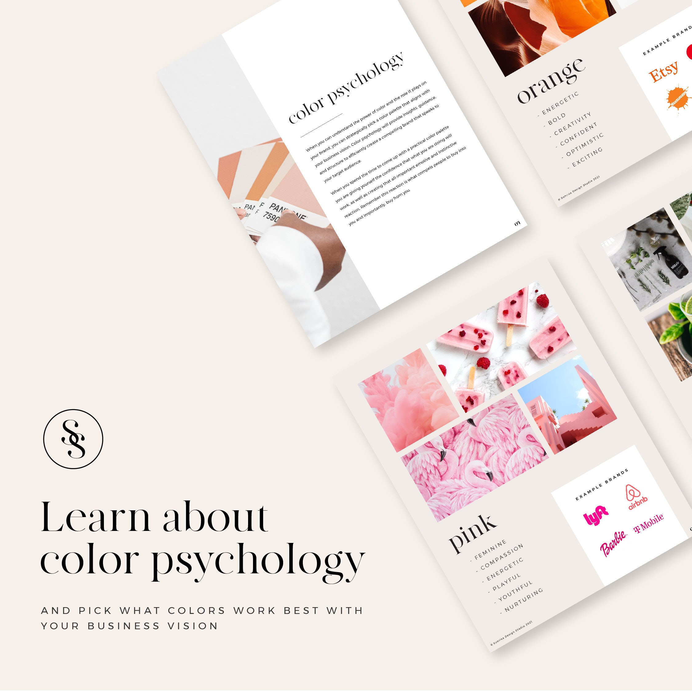 Brand Color Palette Guide: Business Workbook (A4, A5 PDF) - Etsy