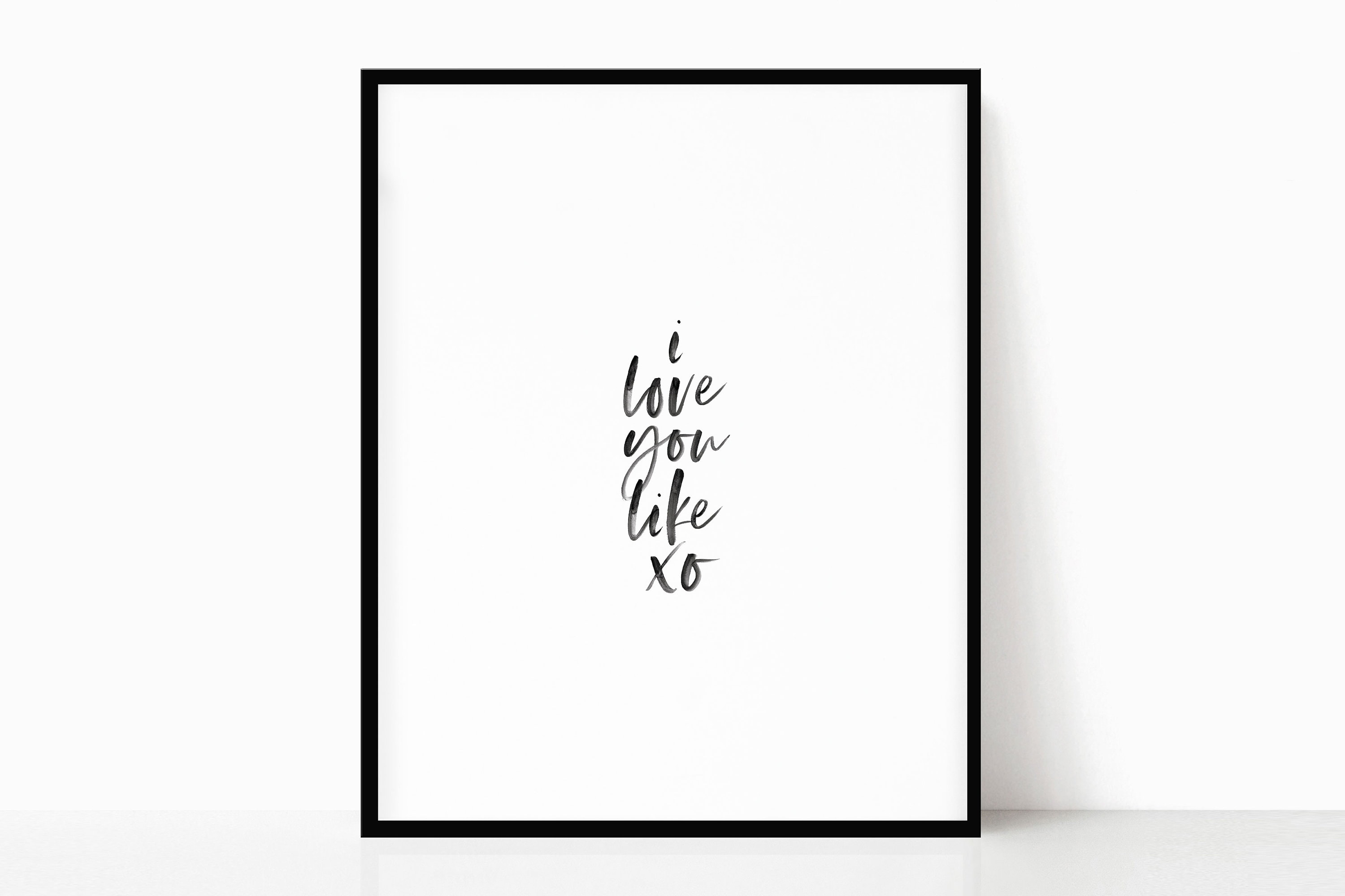 I Love You Like XO • Beyonce Lyrics Printable • digital Download ...