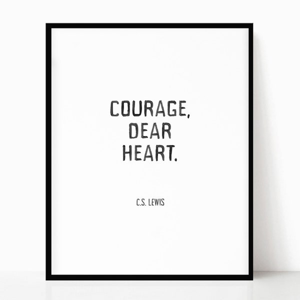 Courage Dear Heart - Etsy