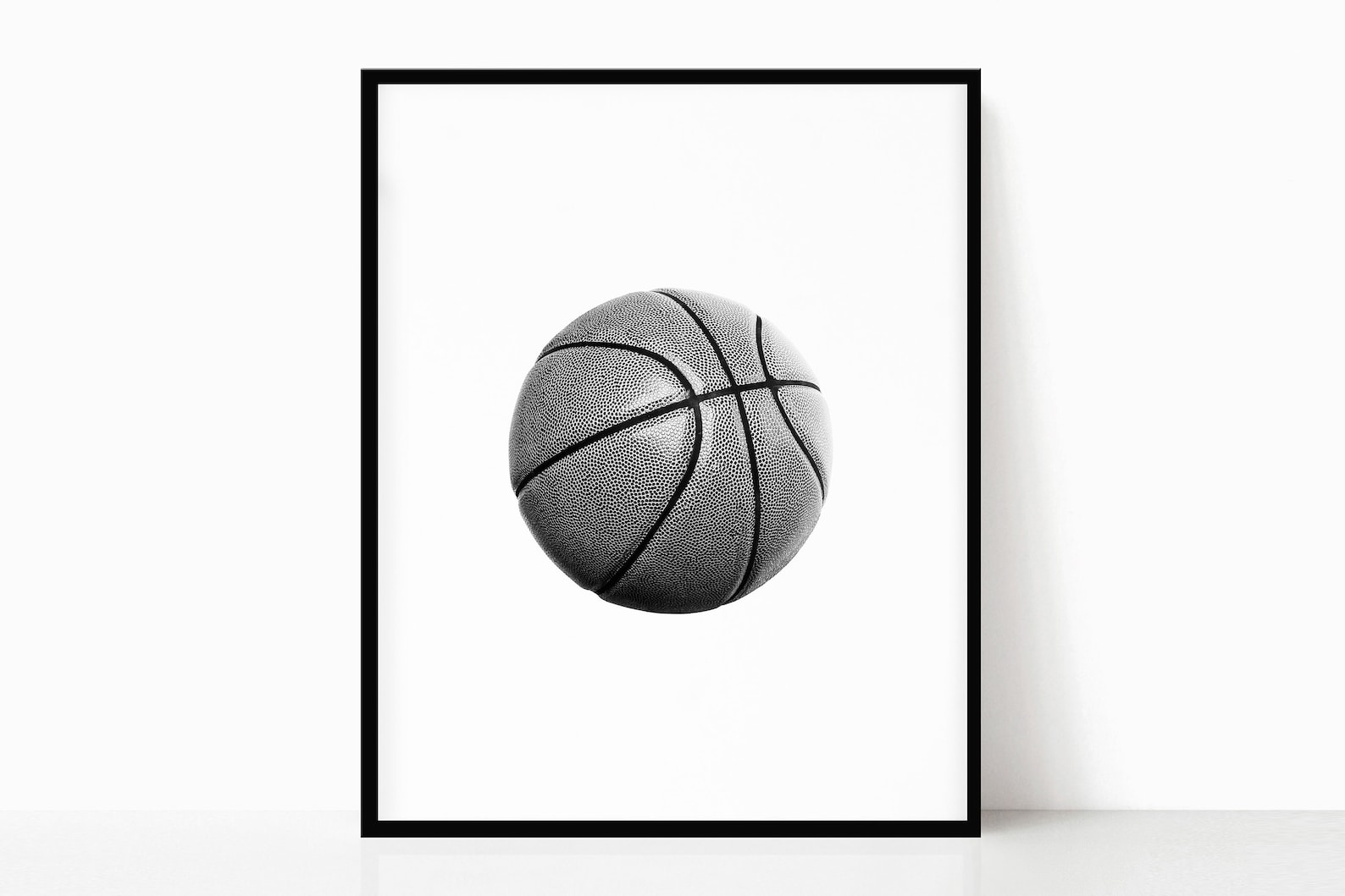 Basketball Printable Black and White instant Digital Download sports Photography Halftone