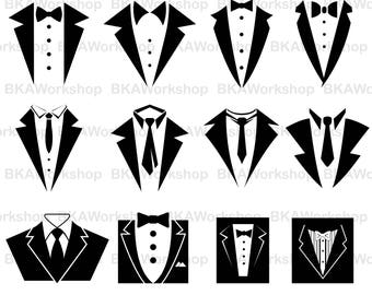 Tuxedo svg | Etsy