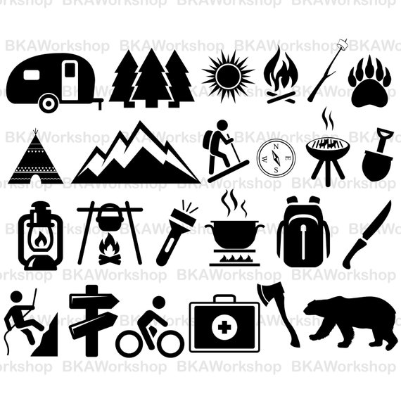 Free Free 143 Camping Svg Clip Art SVG PNG EPS DXF File