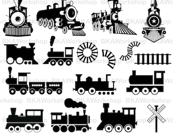 Train svg - Train Silhouette clipart - Train vector - Train Silhouette digital clipart for Design or more, files download eps, png, jpg, svg