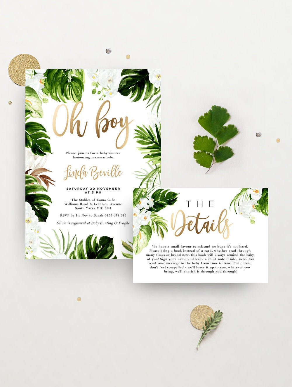 Oh Boy Baby Shower Invitation Printable With Book Request Etsy 日本