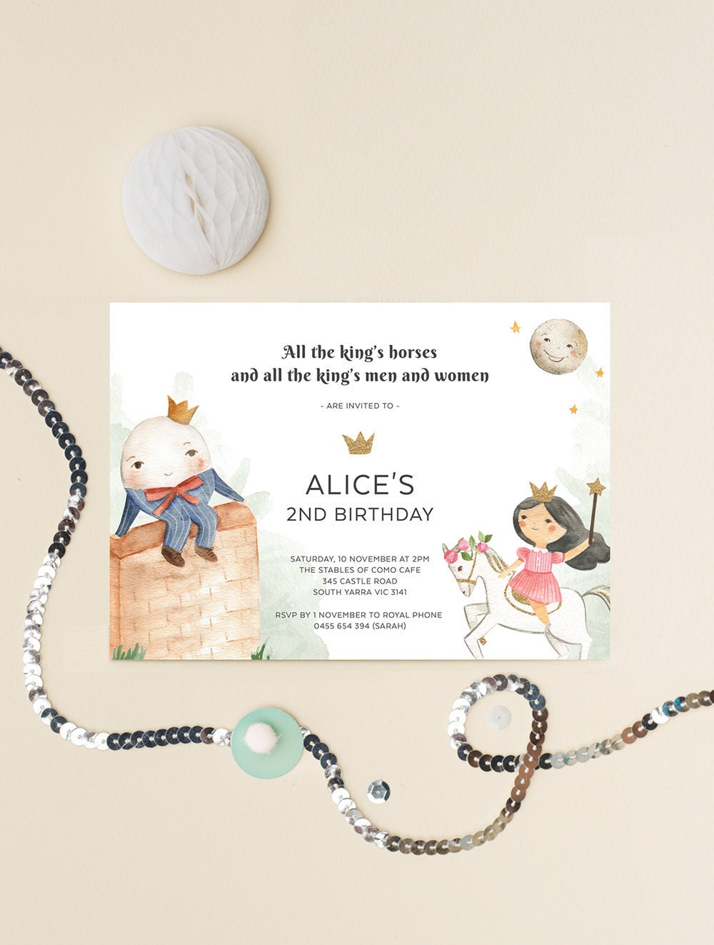 humpty-dumpty-birthday-invitation-for-girl-nursery-rhyme-classic-vintage-golden-story-book-theme-fairytale-editable-template-nrhy01-etsy