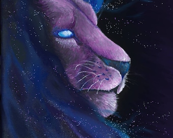 Celestial Lion Art Print