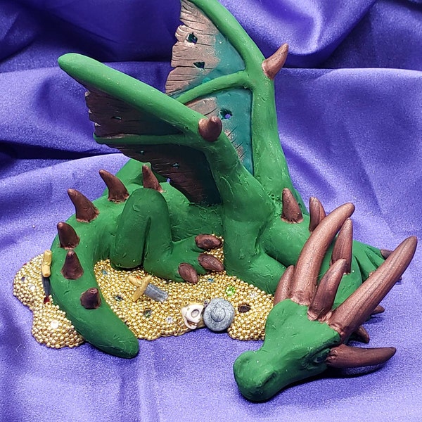 Dragon Polymer Clay Figurines Etsy