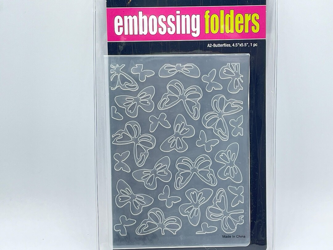 A2 BUTTERFLIES Embossing Folder by the Paper Studio - Etsy