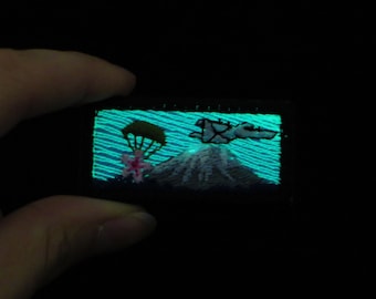 Glow in the Dark - Sakura Drop Small Patch