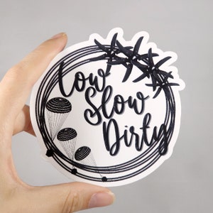Low Slow Dirty C-130J Sticker (4&quot; wide)