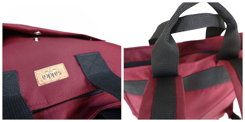 vegan canvas backpack