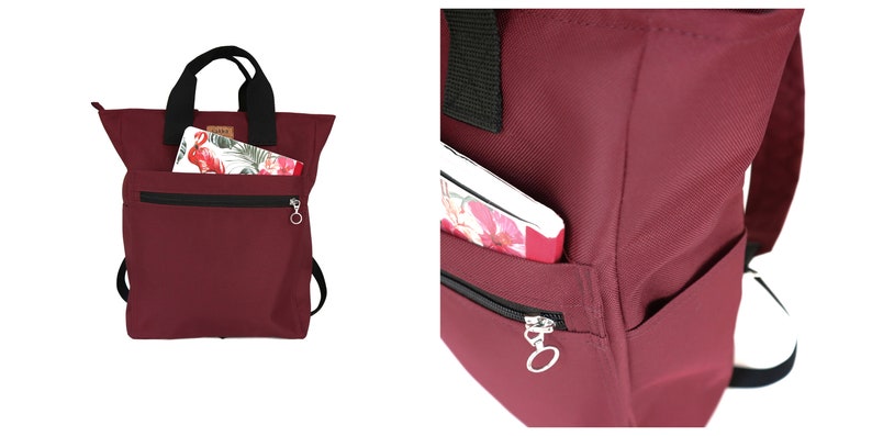 vegan canvas backpack
