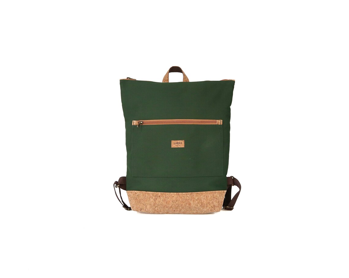 vegan canvas backpack