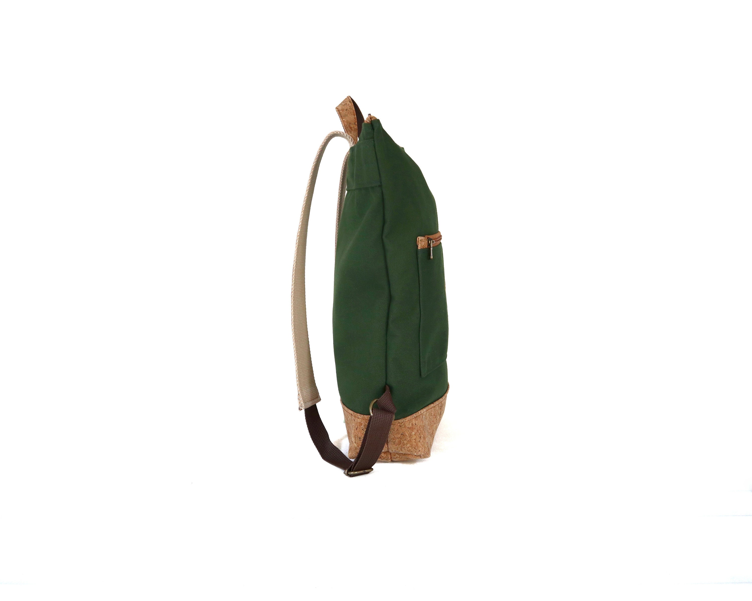 vegan canvas backpack