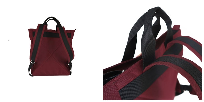 vegan canvas backpack