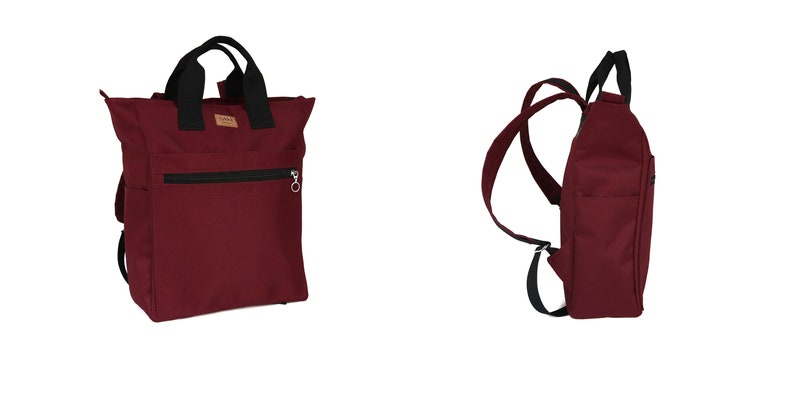vegan canvas backpack