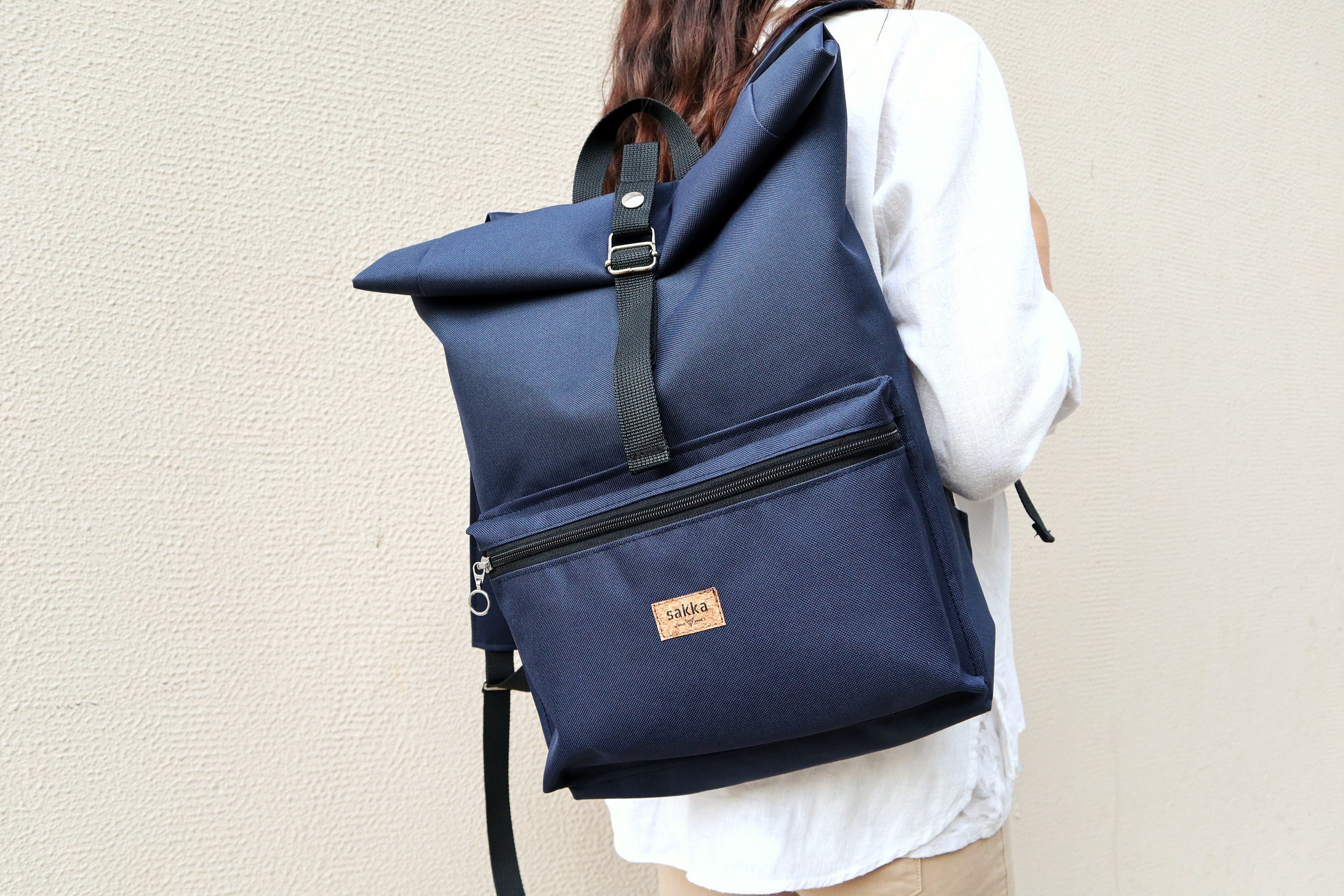 roll top backpack travel