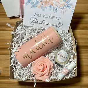 BRIDESMAID PROPOSAL BOX Bridesmaid gift box Bridesmaid gift Bridesmaid gift box Bridal party gift boxes Bridesmaid Proposal Box Set