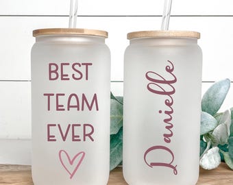 Best Team Ever - Employee Gifts, Gifts for Employees, Corporate Gifts for Employees, Employee Appreciation, Best Team Ever Glass, Team Gifts