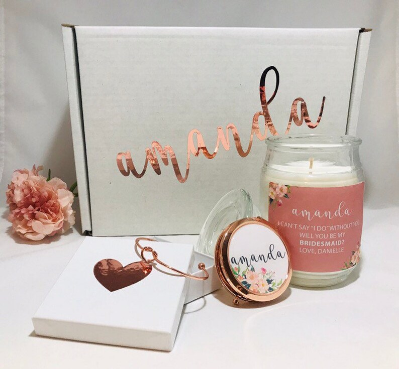 BRIDESMAID PROPOSAL BOX Bridesmaid Gift Box Will You Be My Etsy Canada