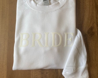 BRIDE Sweatshirt Gift for Bride Engagement Gift Engagement announcement Future Mrs. Personalized Fiancée Bachelorette gift for bride
