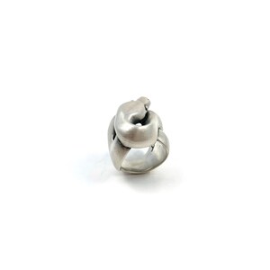 Python Ring in Solid Sterling Silver or 14k Gold - Snake Serpent Jewelry image 5