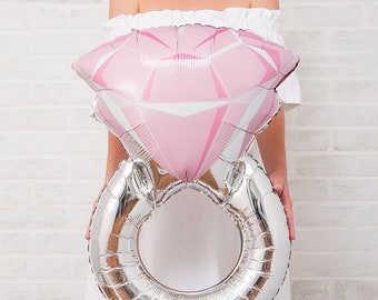 Bachelorette Party Decorations, Engagement Ring Balloon, Bachelorette Party Balloons, Bridal Shower Decorations, Engagement Party Balloons