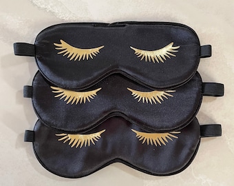 Eyelash Sleep Mask, Bachelorette Party Favor, Gift for Bride, Gift for Bridesmaids, Bachelorette Party Gifts, Bridal Party Gifts, Birthday