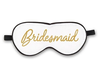 Bachelorette Party Favor, Bridesmaid Sleep Mask, Bachelorette Party Gifts, Bridal Party Gifts, Gift for Bridesmaids, Bachelorette Decor