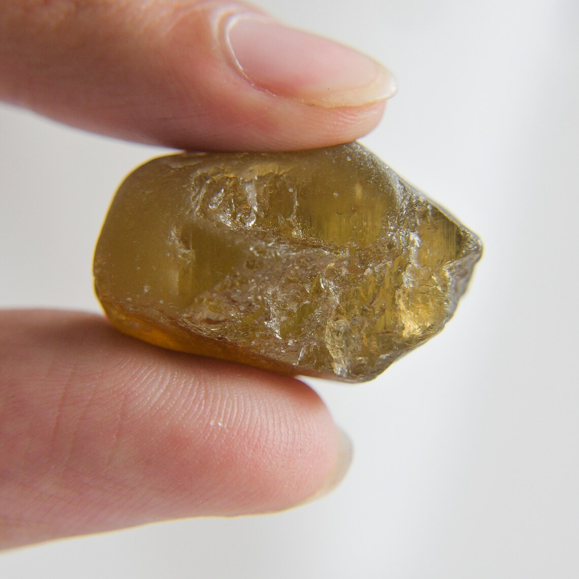 Yellow Tourmaline Rough Gems, Raw Tourmaline Gemstone, Yellow
