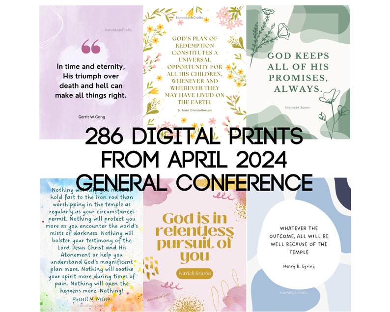 Complete General Conference April 2024 Quotes 286 Quotes Total image 1