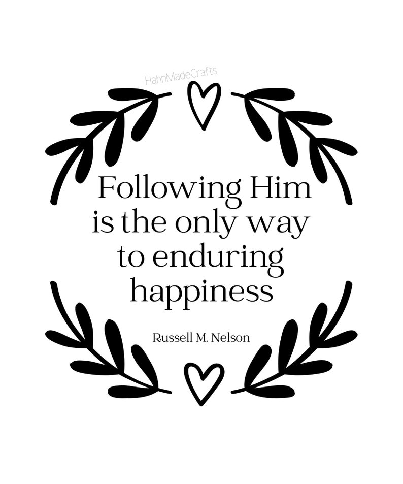 General Conference April 2023 Sunday Afternoon Session Quotes Etsy