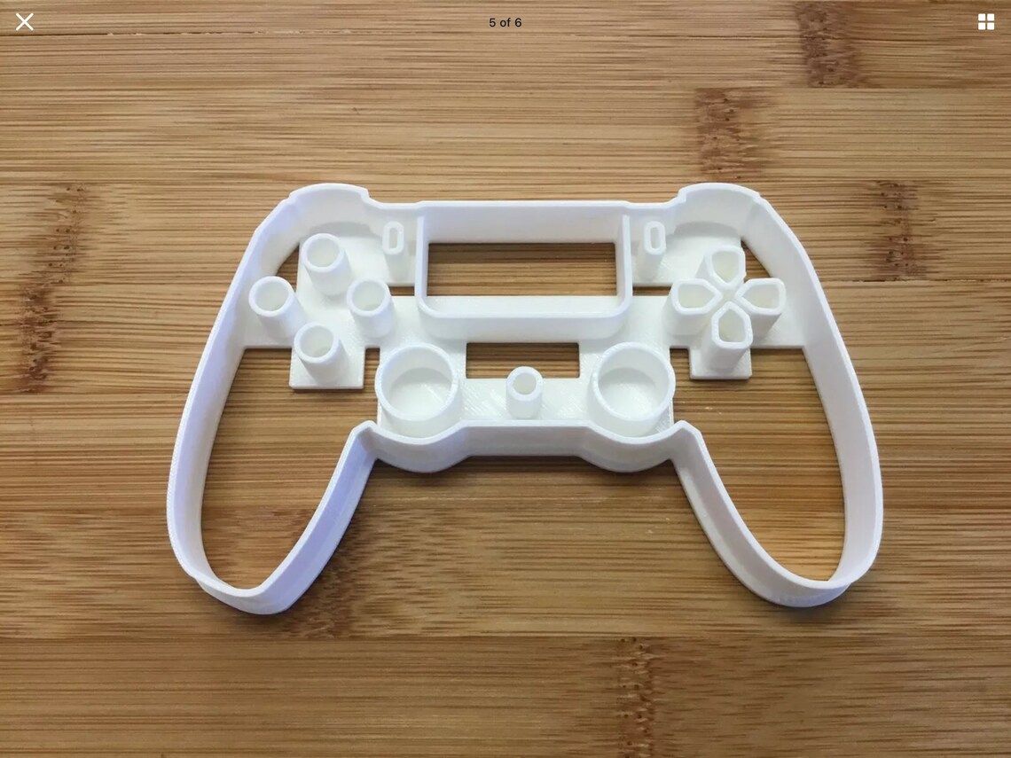 Playstation Game Controller Cookie Cutter Fondant Pastry Etsy