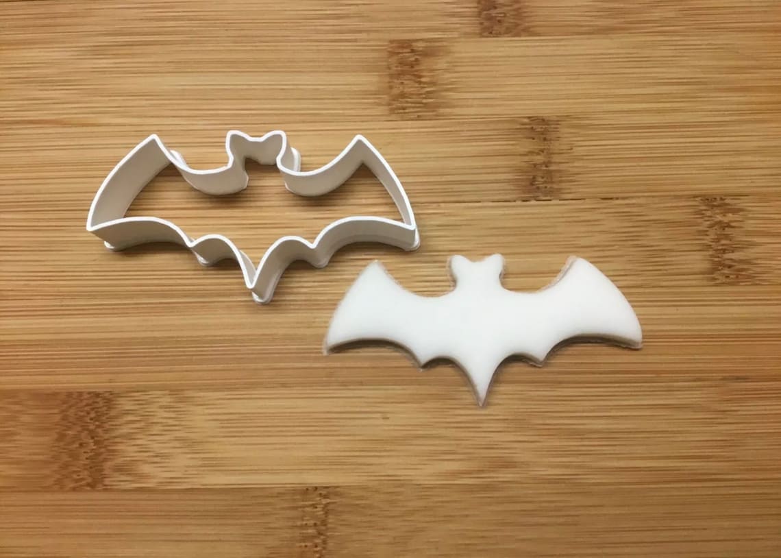 Bat Halloween Cookie Cutter Bat Biscuit Pastry Fondant Etsy
