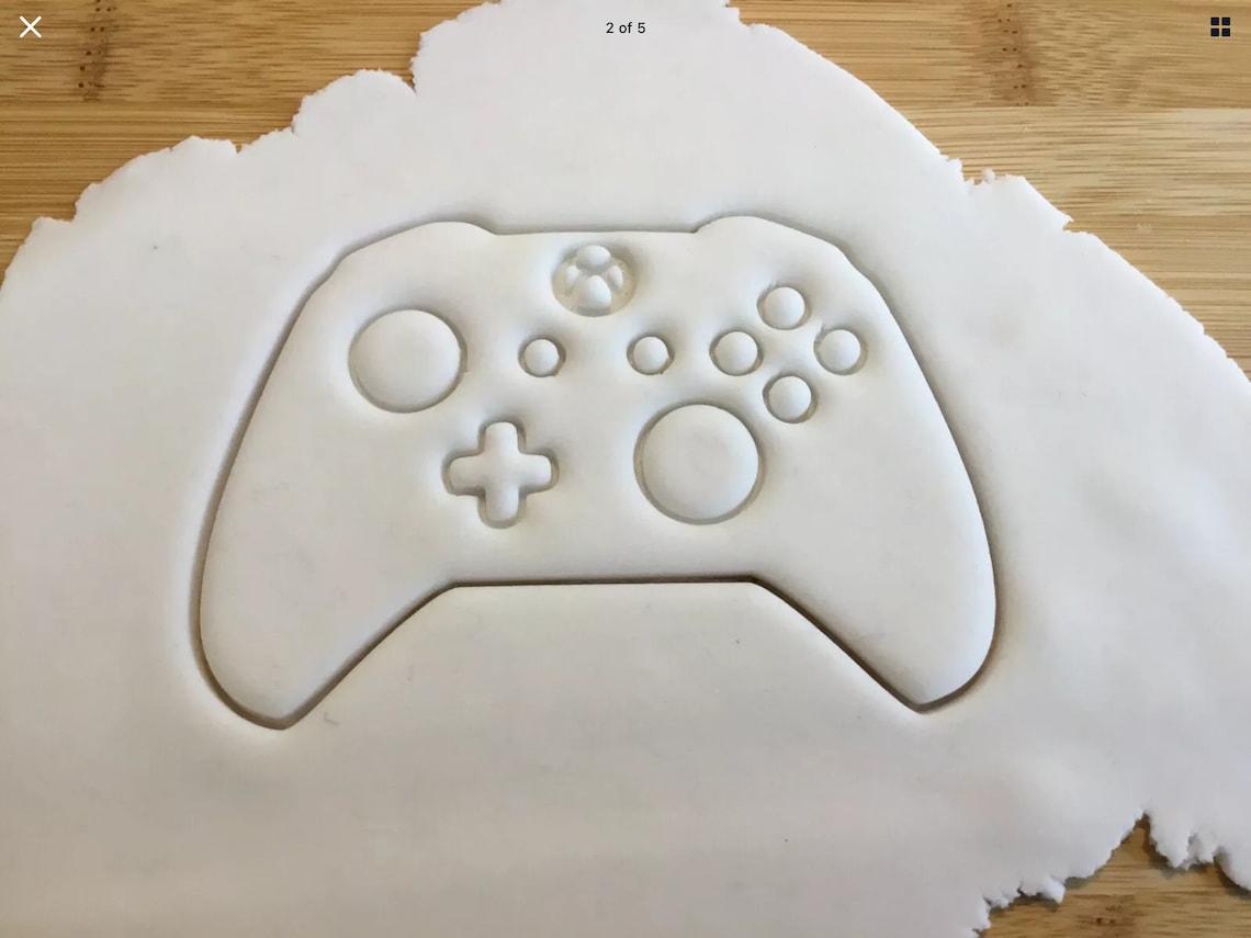 Game controller cookie cutter fondant pastry baking cake Etsy