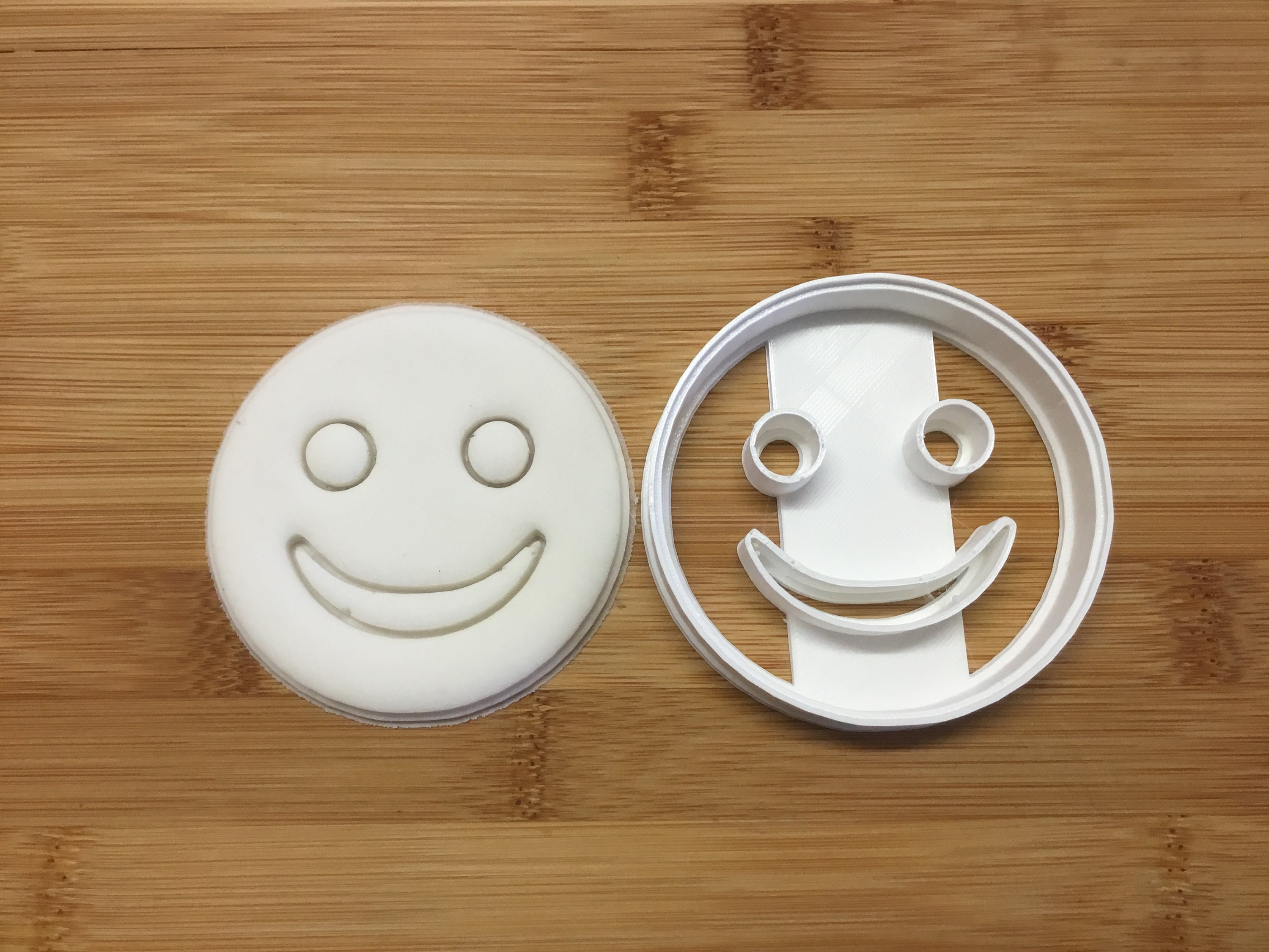 Smiley face large emoji Cookie Cutter biscuit pastry fondant Etsy