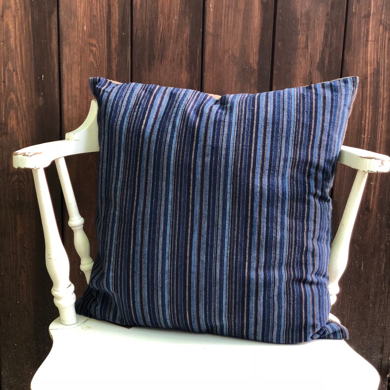 Japanese Kasuri Pillow Indigo Throw Pillow Japanese Pillow Etsy Denmark