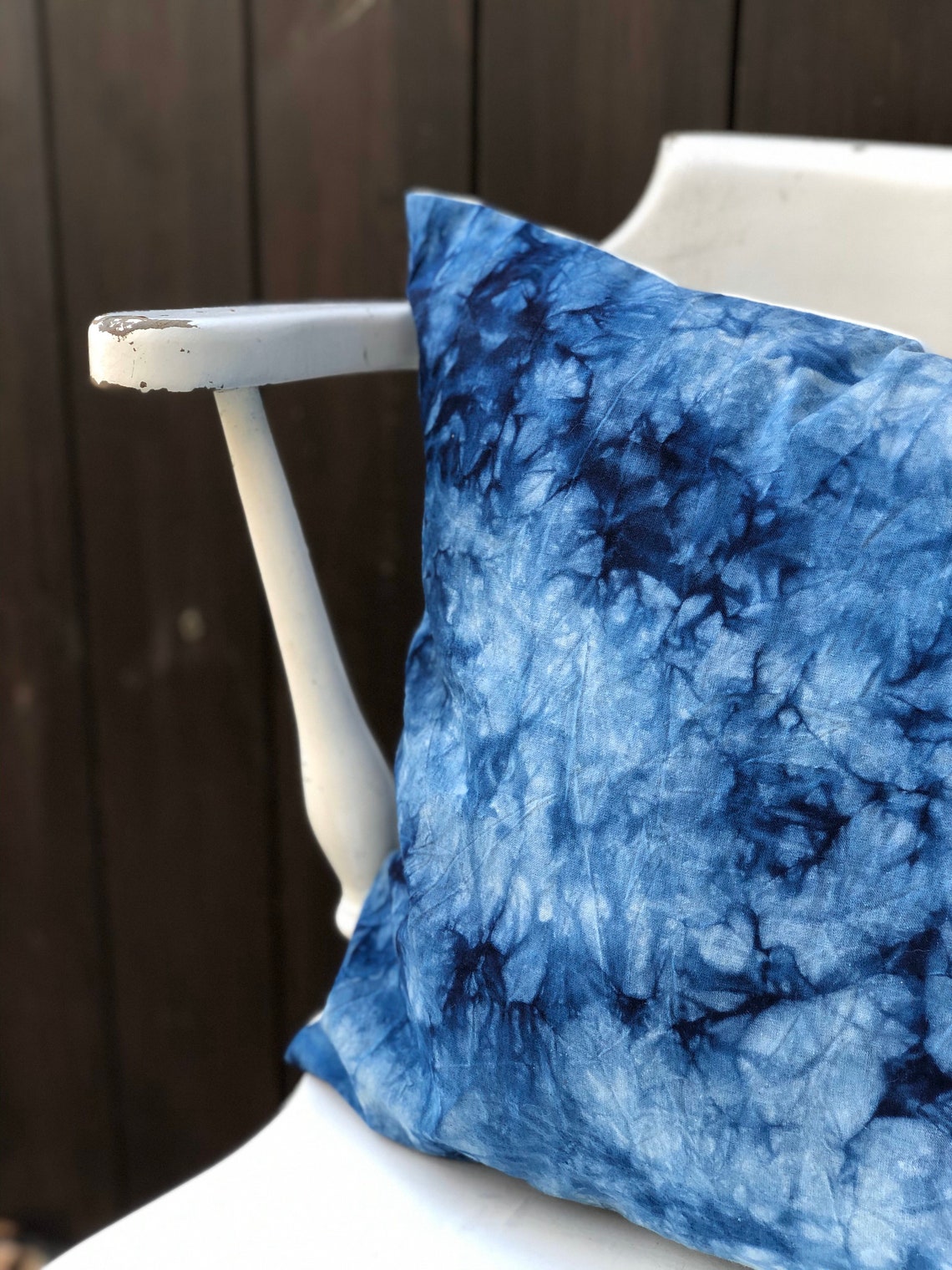 Shibori Pillow Indigo Pillow Cover Japanese Pillowindigo Etsy