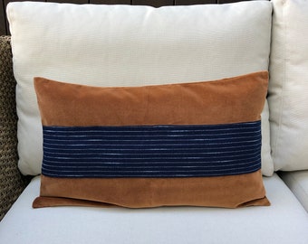 Caramel velvet pillow, caramel cushion, velvet cushion,ready to ship, velvet pillow,copper velvet pillow, caramel pillow, 12x20