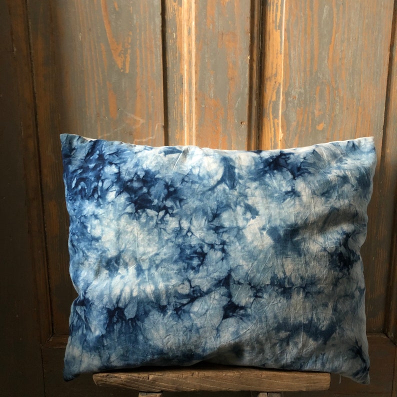 Shibori Pillow Indigo Pillow Cover Japanese Pillowindigo Etsy