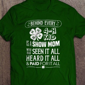 Behind Every 4-H Kid Is A Show Mom / Dad / Aunt / Uncle / Parent [SVG Digital Download][Perfect for Local County Fairs]