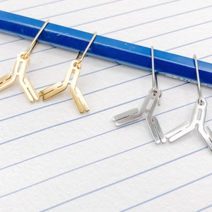Antibody Earrings Biology Earrings Biology Gift Science - Etsy