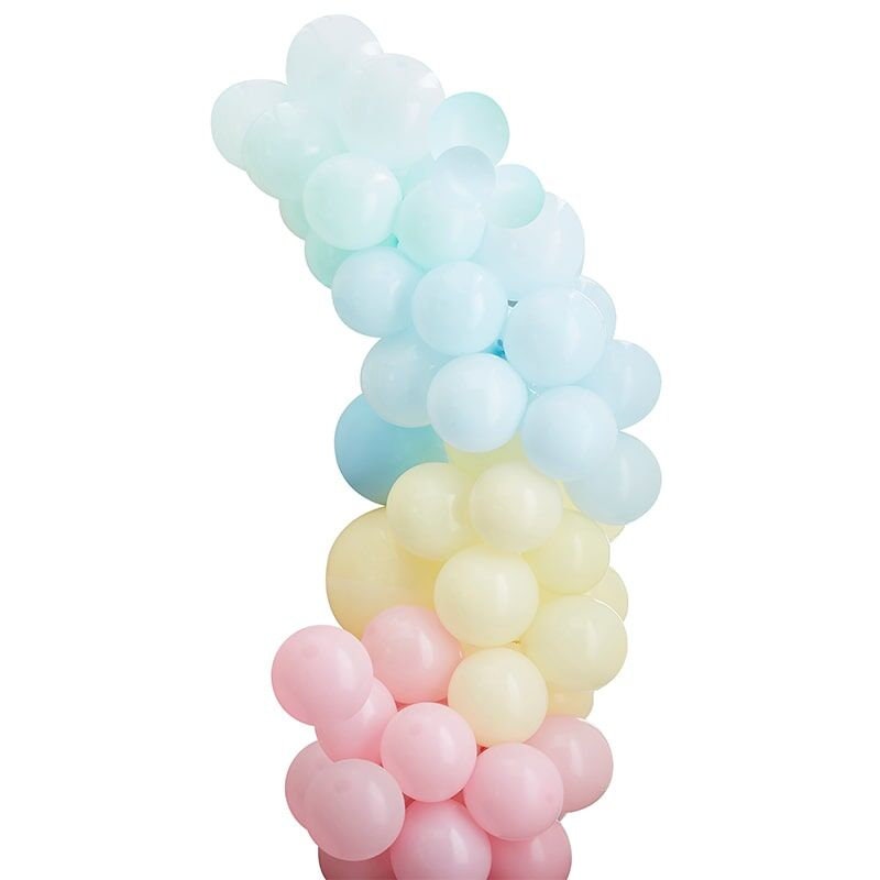 Mixed Pastel Balloon Arch Kit Birthday Backdrop Balloon Etsy UK