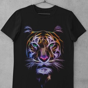 Cyber Tiger Eye T-shirt Unisex, Cat Lover