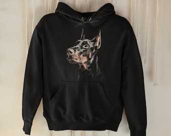 Dobermann-pinscherhoodie: uniseks hondenliefhebbersweater