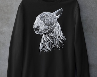 Bull Terrier Sweatshirt: Unisex Dog Lover Apparel