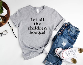 David Bowie T-Shirt | Let All The Children Boogie T-Shirt | Men's T-Shirt | Women's T-shirt | Gift for Music Lovers